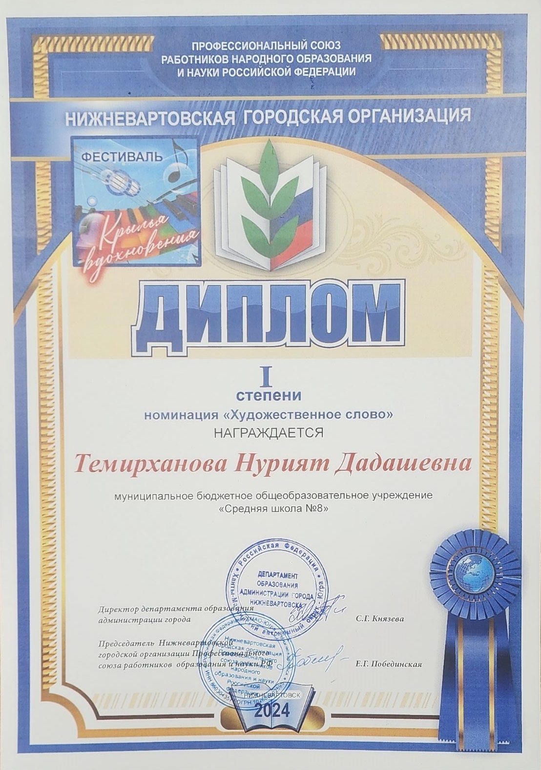 Художественное слово. Крылья вдохновения